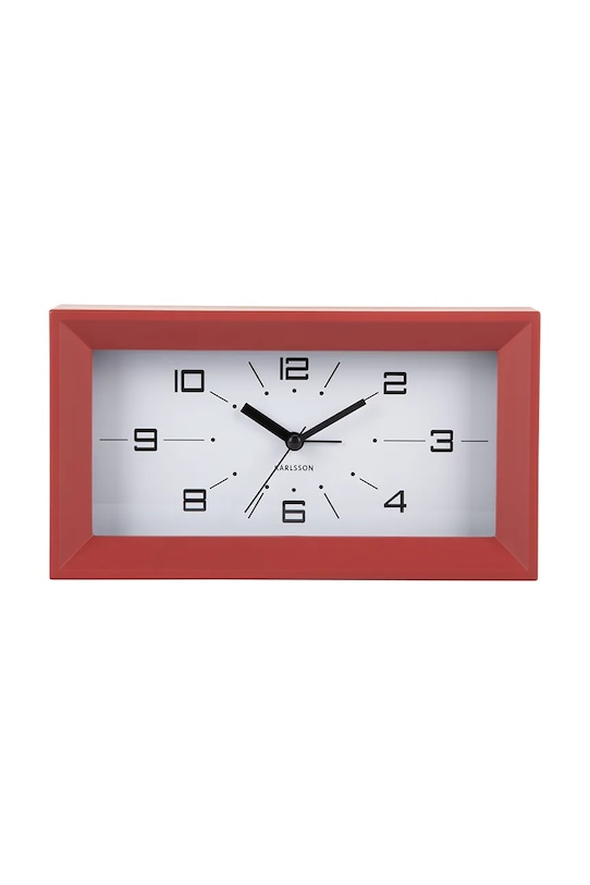 Karlsson budzik stołowy z tworzywa sztucznego czerwony KA6066RD