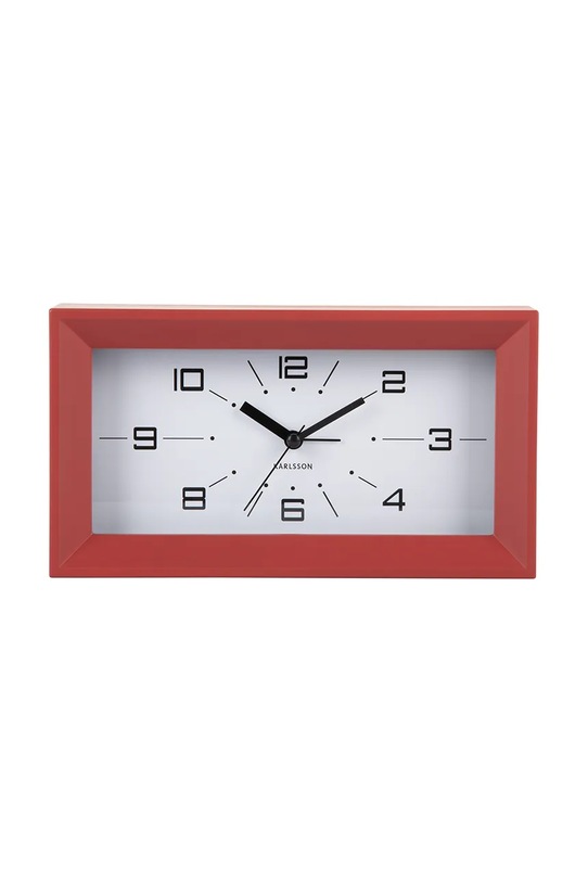 Karlsson budzik stołowy z tworzywa sztucznego czerwony KA6066RD