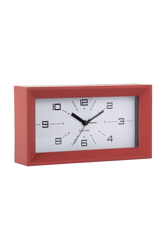 Karlsson budzik stołowy z tworzywa sztucznego KA6066RD czerwony AA00