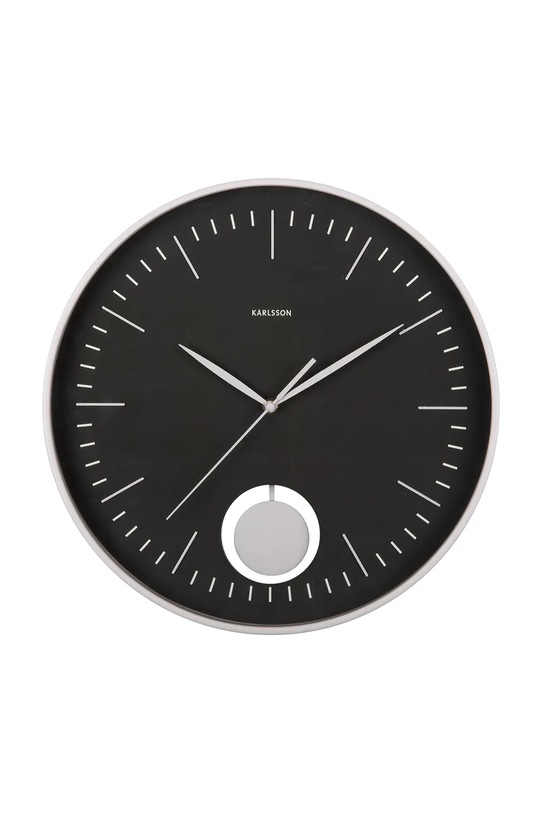 Karlsson zegar ścienny z tworzywa sztucznego czarny KA6065BK