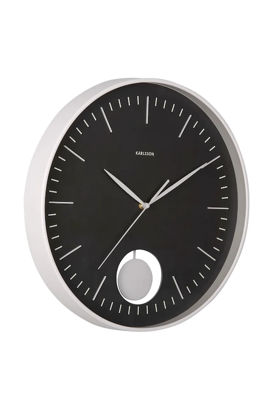 Karlsson nástenné hodiny z plastu KA6065BK čierna AA00
