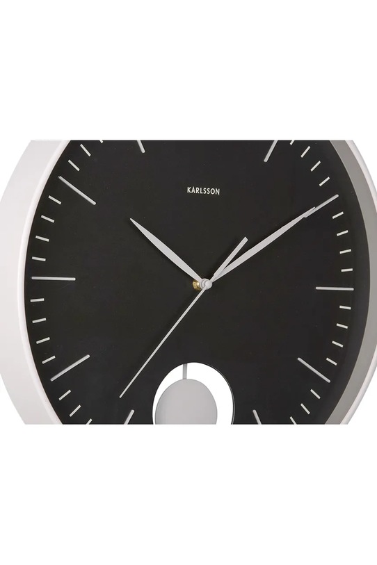 Salon i sypialnia Karlsson zegar ścienny z tworzywa sztucznego KA6065BK czarny