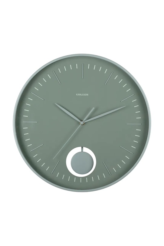Karlsson zegar ścienny z tworzywa sztucznego zielony KA6065GR
