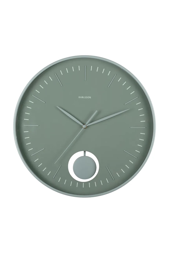 Karlsson zegar ścienny z tworzywa sztucznego zielony KA6065GR