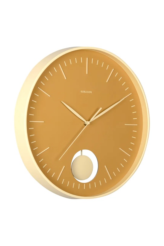 Karlsson zegar ścienny z tworzywa sztucznego KA6065YE żółty AA00