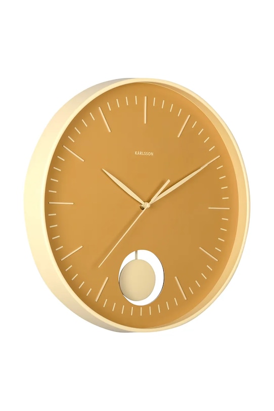 Karlsson hodiny nástenné z plastu KA6065YE žltá AA00