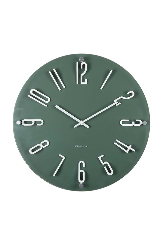 Karlsson zegar ścienny z tworzywa sztucznego turkusowy KA6090GR