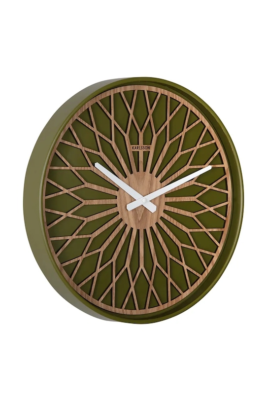 Karlsson ceas de perete din plastic KA6092GR verde AA00