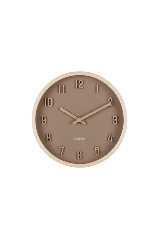 Karlsson zegar ścienny drewniany beżowy KA6116BR