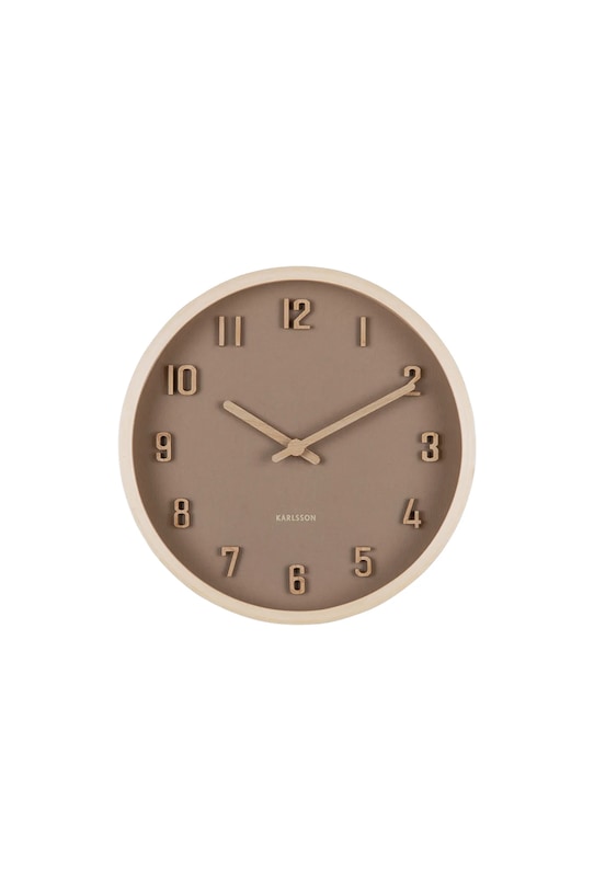 Karlsson zegar ścienny drewniany beżowy KA6116BR