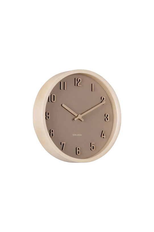 Karlsson zegar ścienny drewniany KA6116BR beżowy AA00
