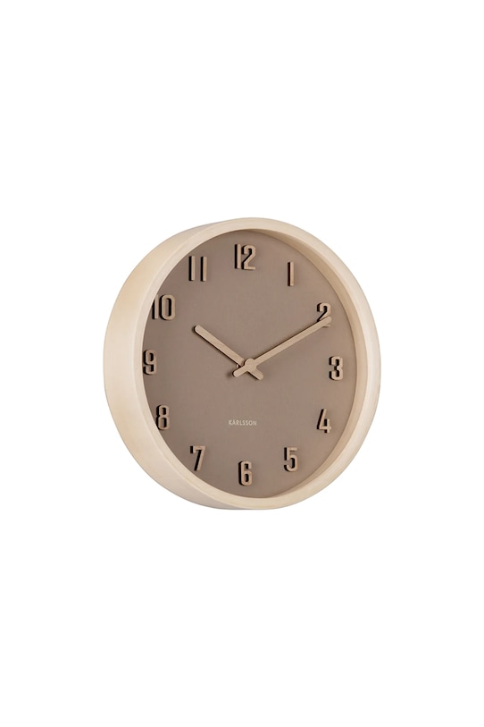 Karlsson zegar ścienny drewniany KA6116BR beżowy AA00