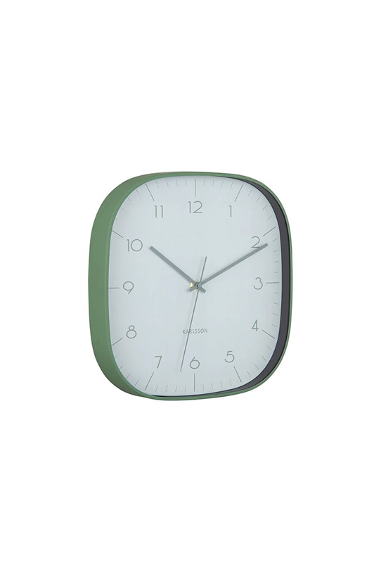 Karlsson zegar ścienny z metalu KA6113GR zielony AA00