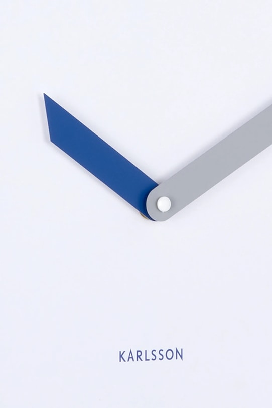 Salon i sypialnia Karlsson zegar ścienny z tworzywa sztucznego KA6112BL granatowy