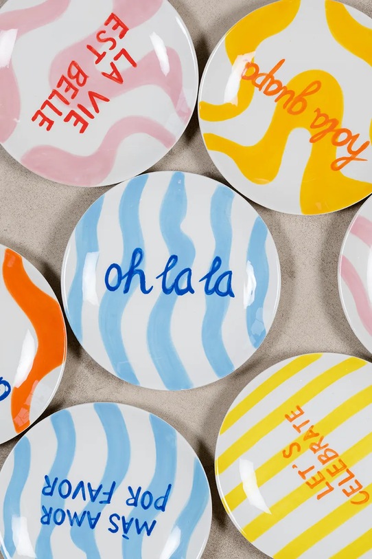 Qué Rico desszert tányér Diego 18,5 x 18,5 x 2,2 cm 148.01218B kék AA00