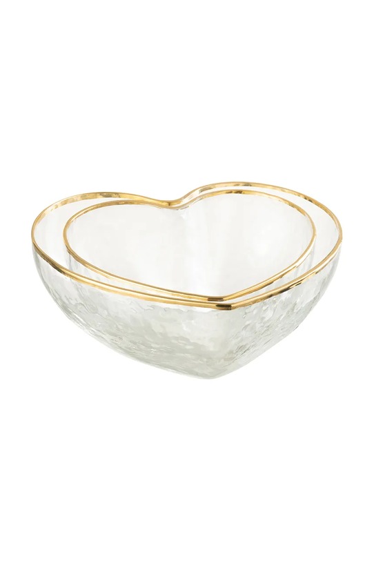 J-Line zestaw misek Apero 2-pack 42479 transparentny AA00