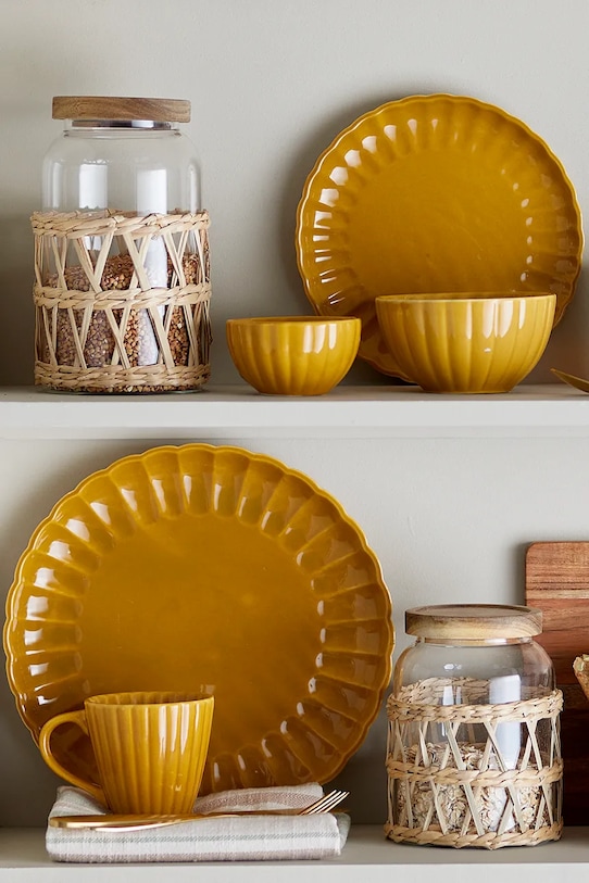 Bloomingville farfurie Latina 82061938 portocaliu