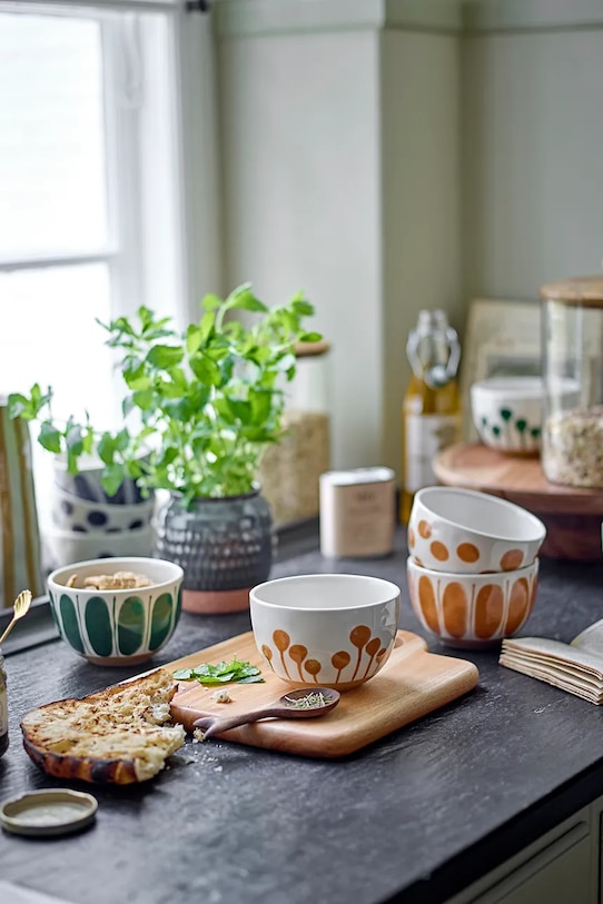 Κουζίνα και μπαρ Σετ μπολ Bloomingville Linora 3-pack 82061844 πράσινο