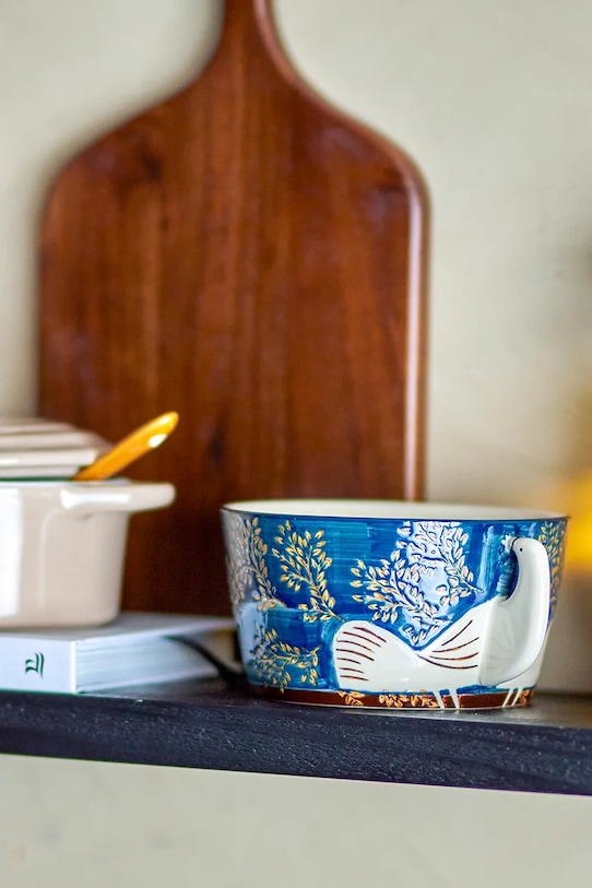 Bloomingville miska Hezha 460 ml 82060829 granatowy AA00