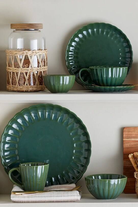 Bloomingville farfurie Latina 82061941 verde