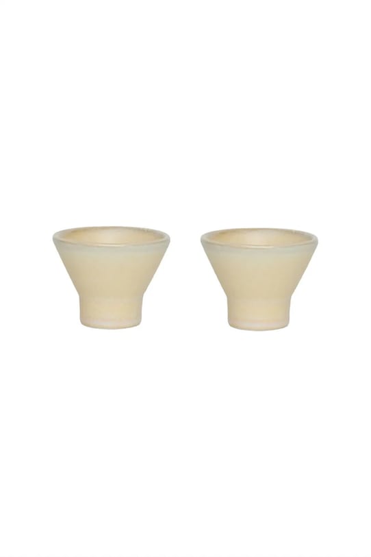 OYOY kieliszek na jajko Yuka 2-pack beżowy L301133