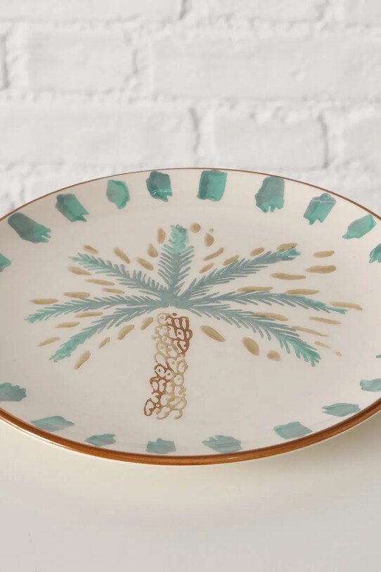 Тарілка Boltze Palmizio 2057633 барвистий AA00