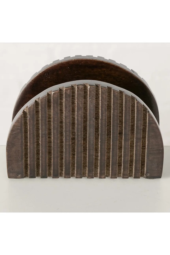 Boltze serwetnik Ruvy 12 x 6 cm brązowy 2069557