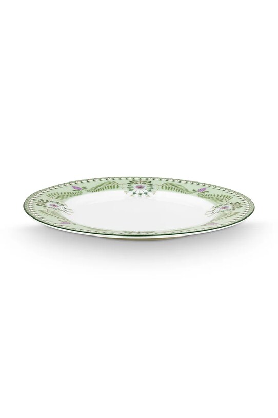 Pip Studio farfurie Plate Lily&Lotus Light Green 51001499 verde AA00