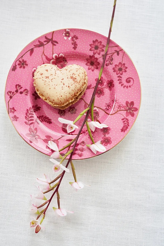 Kuhinja in bar Set krožnikov za predjed Pip Studio Four Jolie Flowers 6-pack 51001503 roza