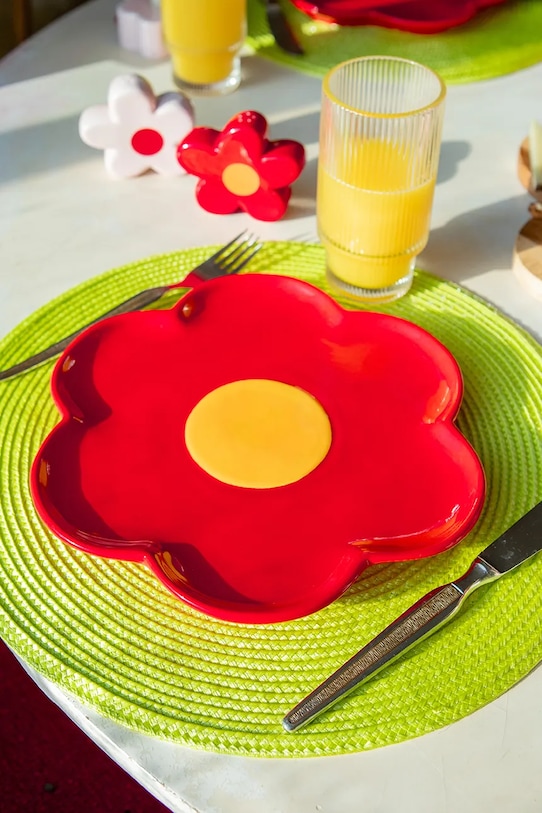 Тарілка DOIY Stokrotka DYPLADAIRE червоний AA00