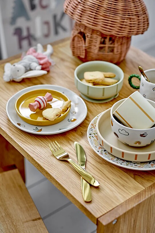 Dětský snídaňový set Bloomingville Levi 3-pack vícebarevná 82062002