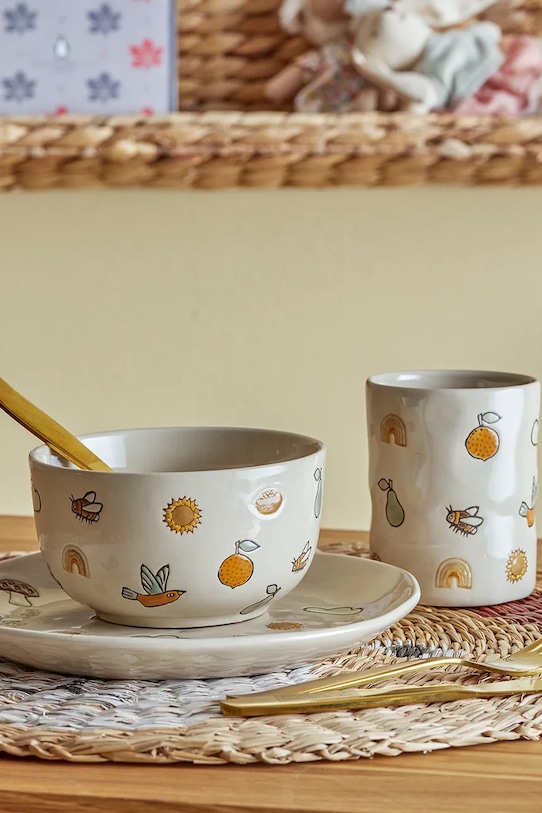Παιδικό σετ πρωινού Bloomingville Agnes 3-pack 82060925 πολύχρωμο AA00