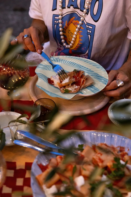 Kuchnia i bar Byon talerz 23,5x23,5x5 cm 5211200102 multicolor