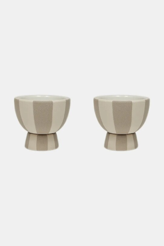 Підставка під яйце OYOY Toppu 2-pack бежевий L301273