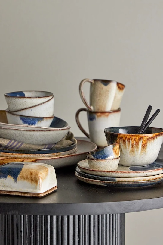 Σετ πιάτων Bloomingville Jules 28,5 x 2 cm 4-pack 82061573 πολύχρωμο AA00