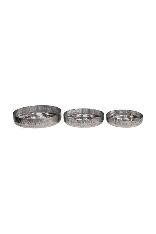 home & lifestyle zestaw misek 38 x 38 x 8 cm 3-pack szary 121270
