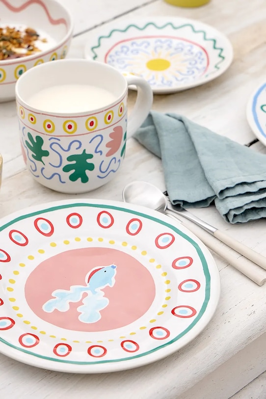 Costa Nova zestaw talerzy deserowych Summer Bliss 22 cm 6-pack DEP221.GUP.6SET multicolor AA00