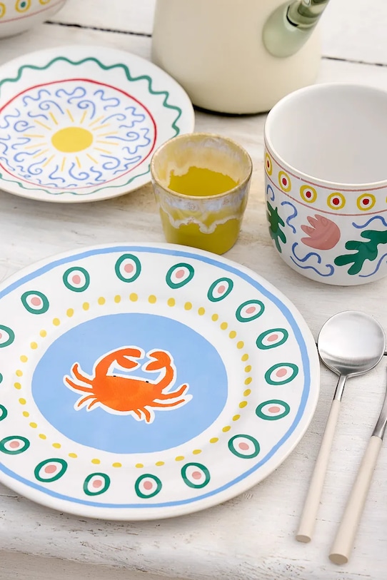 Costa Nova zestaw talerzy sałatkowych Summer Bliss 22 cm 6-pack DEP221.CRB.SET6 multicolor AA00