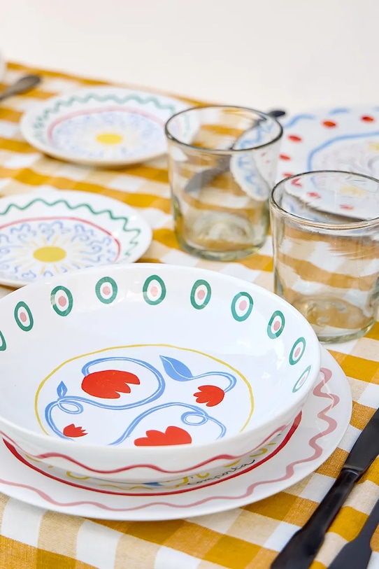 Kuchnia i bar Costa Nova zestaw misek Summer Bliss 25 cm 6-pack NAP231.TUL.SET6 multicolor