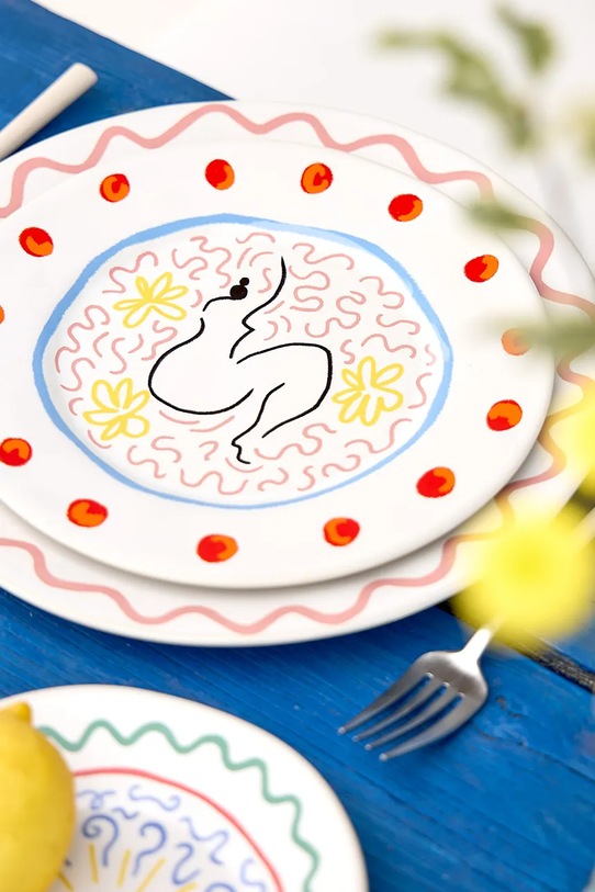 Kuchnia i bar Costa Nova zestaw talerzy deserowych Summer Bliss 22 cm 6-pack DEP221.LDY.SET6 multicolor