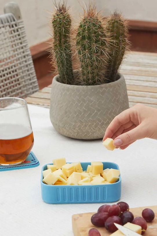 Kuchnia i bar Balvi pojemnik na przekąski Snack tray 3 x 12,5 x 9,4 cm 28026 niebieski