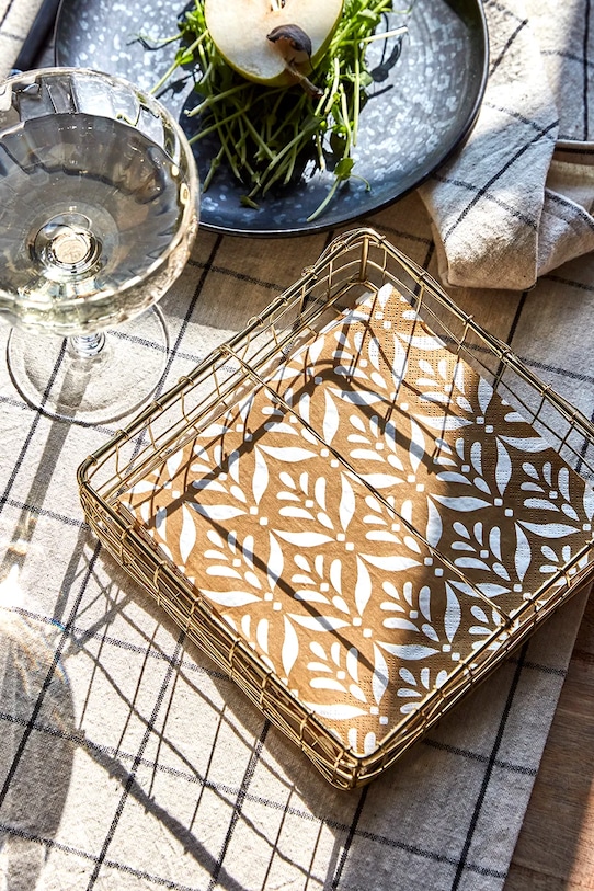 House Doctor serwetnik HDBring 18 cm 205342000 żółty AA00