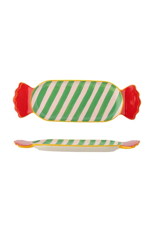 Кухня та бар Сервірувальне блюдо Bloomingville Caramella 28 x 1,5 x 10,5 cm 82072359 барвистий