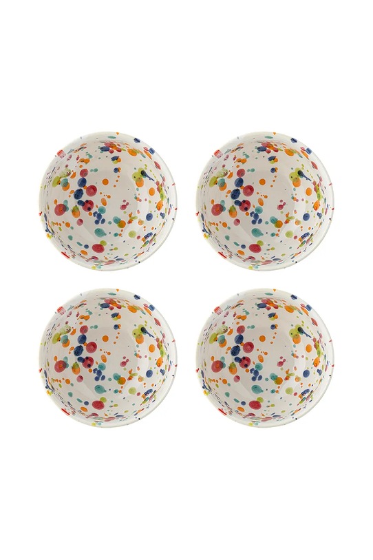 Bloomingville zestaw misek Freckles 300 ml 4-pack 82072508 czerwony AA00