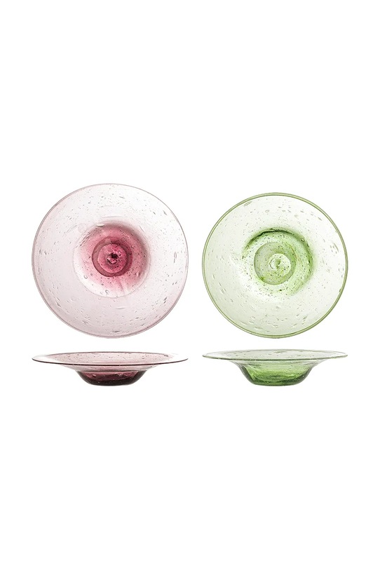 Βαθύ σετ πιάτων Bloomingville Sunil 19,5 x 3 cm 2-pack πολύχρωμο 82072643