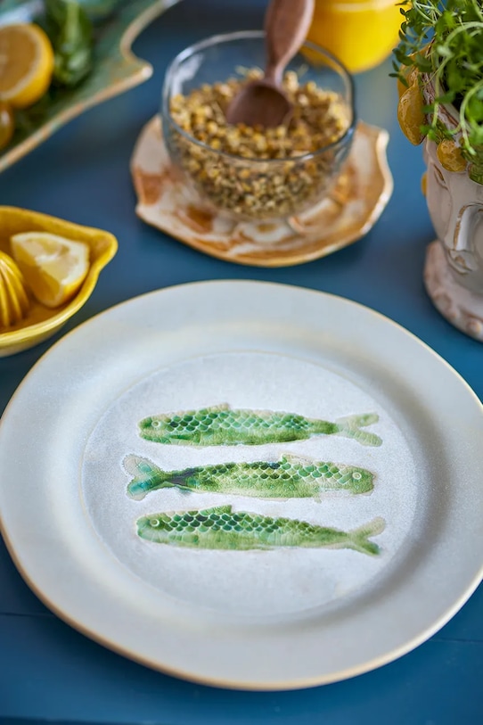 Kuchnia i bar Bloomingville zestaw talerzy Hadden 27 x 2 cm 4-pack 82072545 multicolor