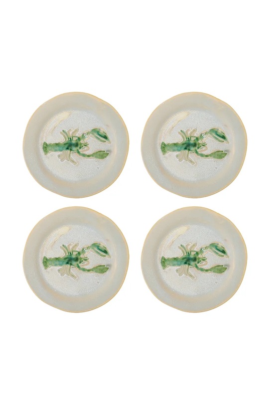 Bloomingville zestaw talerzy sałatkowych Hadden 21 x 2 cm 4-pack multicolor 82072544