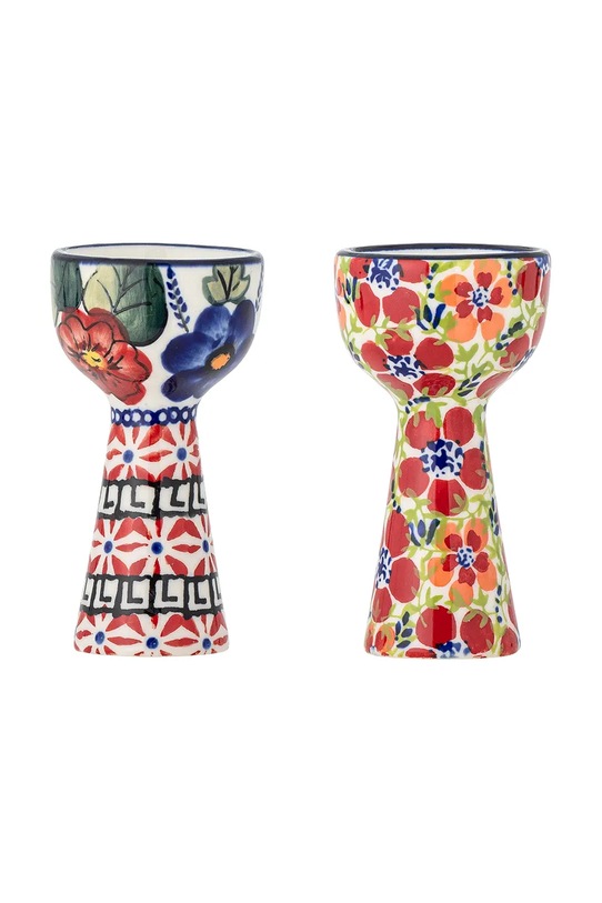 Bloomingville kieliszek na jajko Florist 5 x 10 cm 2-pack czerwony 82072584