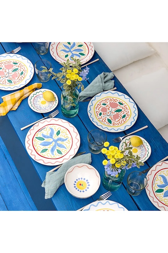 Kuchnia i bar Costa Nova zestaw talerzy Summer Bliss 27,4 cm 6-pack DEP271.SWD.SET6 multicolor
