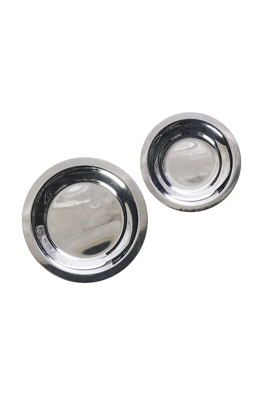 Madam Stoltz zestaw talerzy 10 / 12,5 cm 2-pack 39058.59 szary AA00